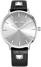 So & Co New York Madison Srebrny/Stal Ø35 mm 5522.1