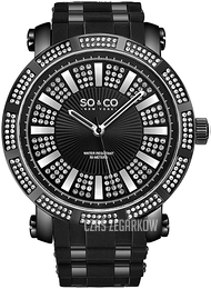 So & Co New York Madison Czarny/Stal Ø50 mm 5564.4