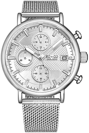 So & Co New York Tribeca Srebrny/Stal Ø42 mm 5598.1