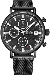 So & Co New York Tribeca Czarny/Stal Ø42 mm 5598.3