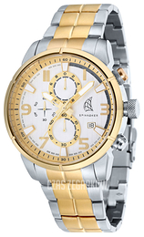 Spinnaker Skerry Biały/Stal w odcieniu złota Ø44 mm SP-5018-44