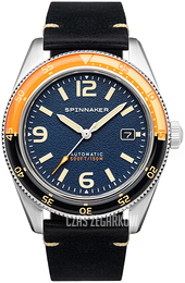 Spinnaker Fleuss Niebieski/Skóra Ø43 mm SP-5055-0D
