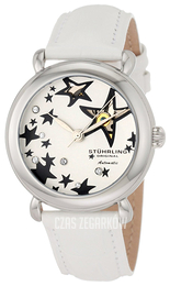 Stührling Original Exclusive Srebrny/Skóra Ø35 mm 108D.1115P2