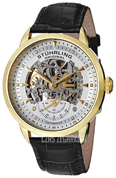 Stührling Original Aristocrat Srebrny/Skóra Ø44 mm 133.33352