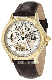 Stührling Original Srebrny/Skóra Ø46 mm 167.3335K2