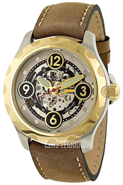 Stührling Original Nordic Srebrny/Skóra Ø43.5 mm 200.332G5T2