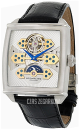 Stührling Original Srebrny/Skóra 205.33152