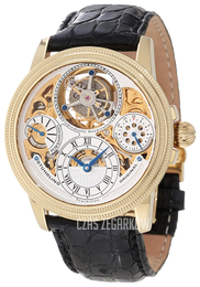 Stührling Original Srebrny/Skóra Ø44.8 mm 213T.333X2