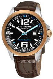 Stührling Original Czarny/Skóra Ø46 mm 219C.331K41