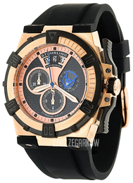 Stührling Original Aquadiver Admiral Czarny/Guma Ø45 mm 220.33461