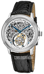 Stührling Original Tourbillon Srebrny/Skóra Ø41 mm 243.331X2