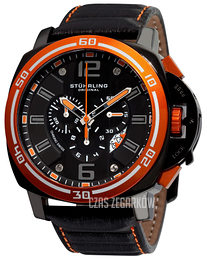 Stührling Original Aquadiver Czarny/Skóra Ø52 mm 245A.332R557