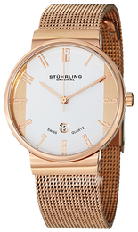 Stührling Original Vogue Biały/Stal w kolorze różowego złota Ø34 mm 327L.114414