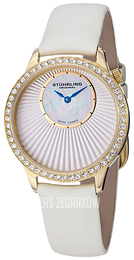 Stührling Original Srebrny/Skóra Ø28 mm 336.123P2