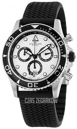 Stührling Original Aquadiver Srebrny/Guma Ø42 mm 33AA.332B62