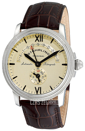 Stührling Original Beżowy/Skóra Ø44 mm 340.3315K15