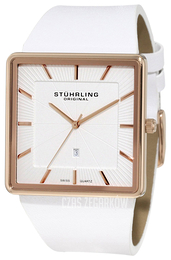 Stührling Original Biały/Skóra Ø45 mm 342W.334P2