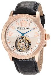 Stührling Original Srebrny/Skóra Ø44.5 mm 350.33452