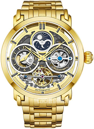 Stührling Original Legacy Szkieletowa tarczy/Stal w odcieniu złota Ø47 mm 371B.03