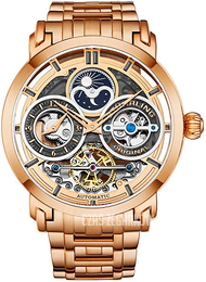 Stührling Original Legacy Szkieletowa tarczy/Stal w kolorze różowego złota Ø47 mm 371B.04