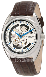 Stührling Original Srebrny/Skóra Ø40 mm 381.3315K2