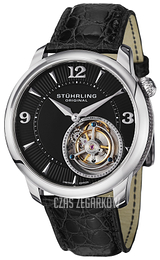 Stührling Original Tourbillon Czarny/Skóra Ø43 mm 390.331
