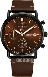Stührling Original Monaco Brązowy/Skóra Ø38 mm 3903.4