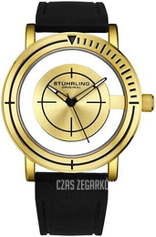Stührling Original Aviator Żółte złoto/Guma Ø42 mm 3915.4