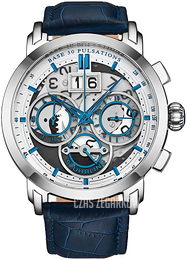 Stührling Original Monaco Srebrny/Skóra Ø47 mm 392.01