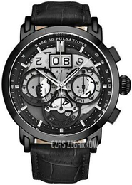 Stührling Original Monaco Czarny/Skóra Ø47 mm 392.03