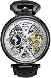 Stührling Original Legacy Srebrny/Skóra Ø46 mm 3920.4