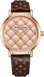 Stührling Original Audrey Różowe złoto/Skóra Ø38 mm 3945.2