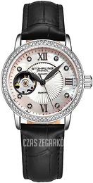 Stührling Original Legacy Srebrny/Skóra Ø34 mm 3952.1