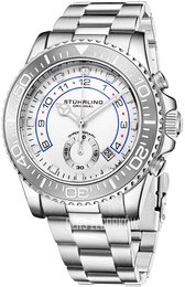 Stührling Original Aquadiver Biały/Stal Ø42 mm 3966.1