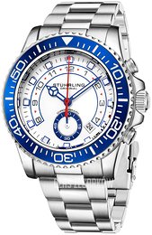 Stührling Original Aquadiver Biały/Stal Ø42 mm 3966.2