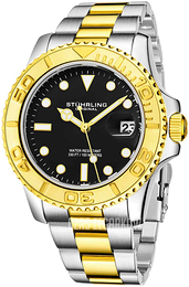Stührling Original Oceana Czarny/Stal w odcieniu złota Ø42 mm 3967.4