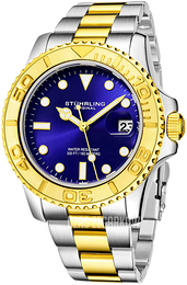 Stührling Original Oceana Niebieski/Stal w odcieniu złota Ø42 mm 3967.5