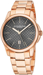 Stührling Original Symphony Szary/Stal w kolorze różowego złota Ø42 mm 3970.5