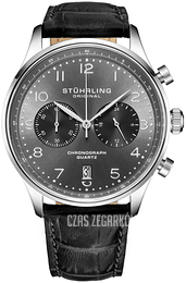Stührling Original Gr1-Q Szary/Skóra Ø42 mm 4012.2