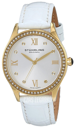 Stührling Original Vogue Srebrny/Skóra Ø36 mm 431.04