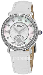 Stührling Original Symphony Srebrny/Skóra Ø34 mm 443.01