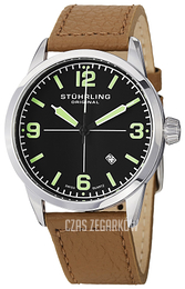 Stührling Original Tuskegee Czarny/Skóra Ø42 mm 449.331E1