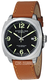 Stührling Original Aviator Czarny/Skóra 451.3315K71
