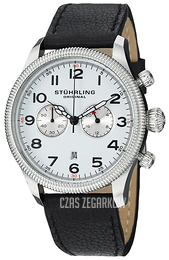 Stührling Original Srebrny/Skóra Ø42 mm 482.33152