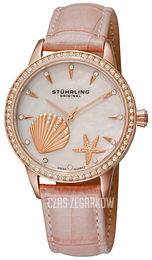 Stührling Original Vogue Biały/Skóra Ø34 mm 521.1145A9