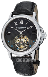 Stührling Original Tourbillon Czarny/Skóra Ø42 mm 541.331XK1