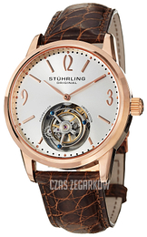 Stührling Original Tourbillon Srebrny/Skóra Ø41 mm 542.334XK2