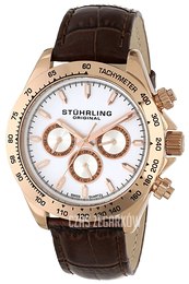 Stührling Original Classic Triumph Srebrny/Skóra Ø42 mm 564L.03