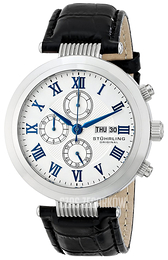 Stührling Original Srebrny/Skóra Ø42 mm 594.01