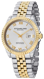 Stührling Original Classic Srebrny/Stal w odcieniu złota Ø42 mm 599G.04